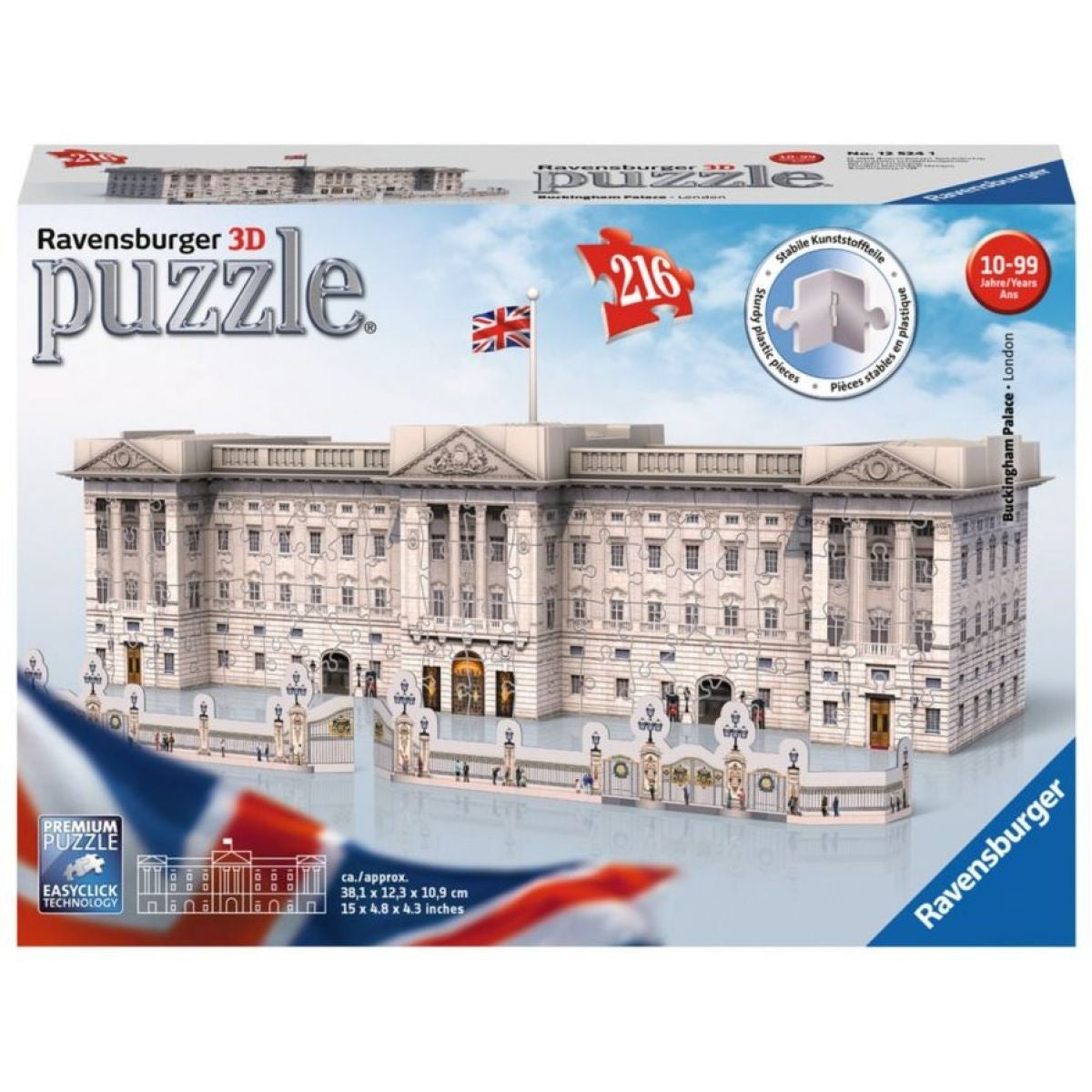 Buckingham Palace 3D Puzzle 216Pc