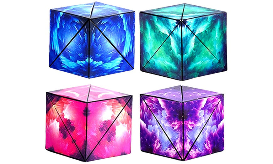 3D Changable Magnetic Magic Cube Asst