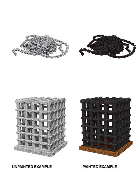 Cage & Chains - WizKids Deep Cuts Unpainted Miniatures
