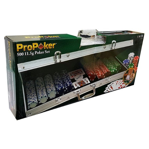 POKER SET, 500pc Alumin.Case