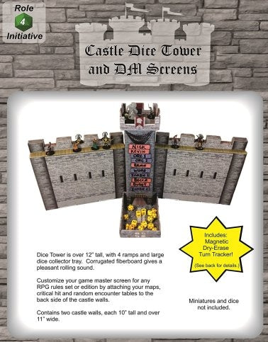 Castle Dice Tower & DM Screen