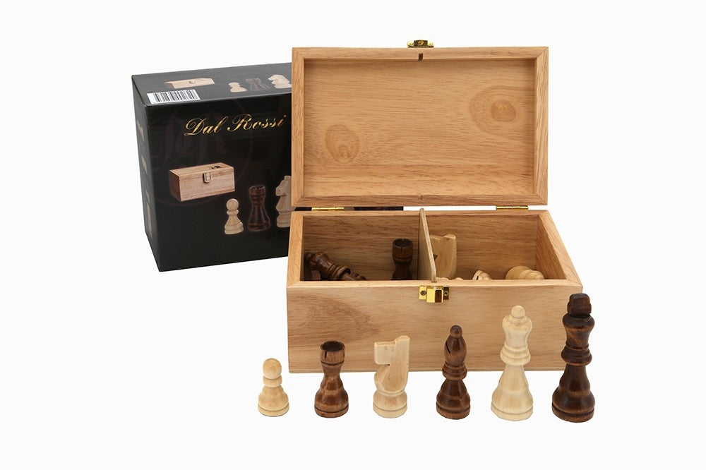Chess- Pieces- 95mm Pine in box
