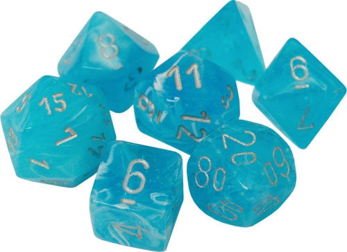 CHX27566 Luminary Polyhedral Skysv 7-Die Set Chessex