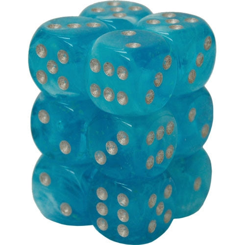 CHX27766 GND Luminary 16mm d6 Skysv Dice Block Chessex