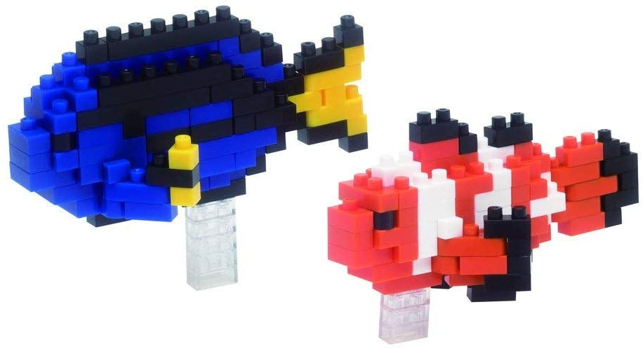 Clownfish & Palette Surgeonfish - Nanoblock