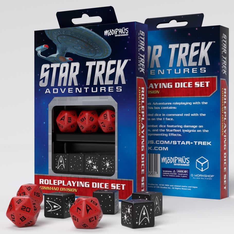 Command Red Dice Set - Star Trek Adventures