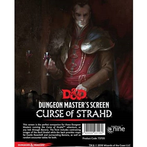 Curse of Strahd DM Screen - D&D 5e
