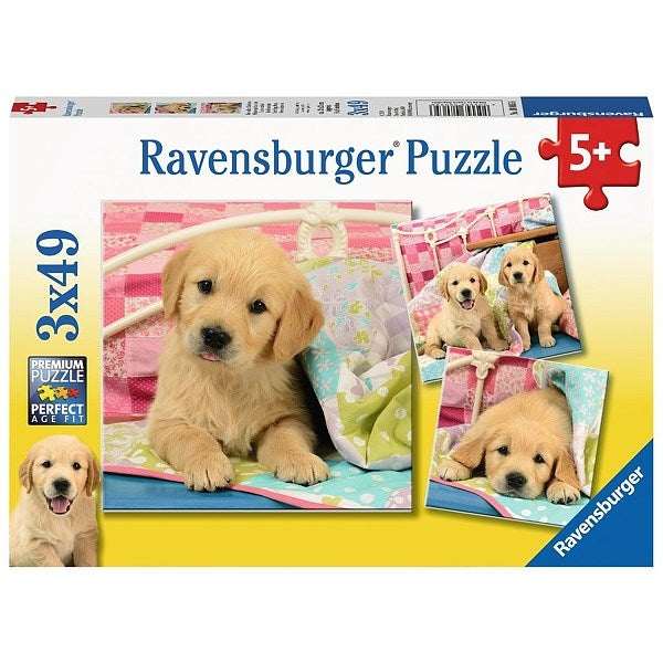 Cute Puppy Dogs Puzzle 3x49pc