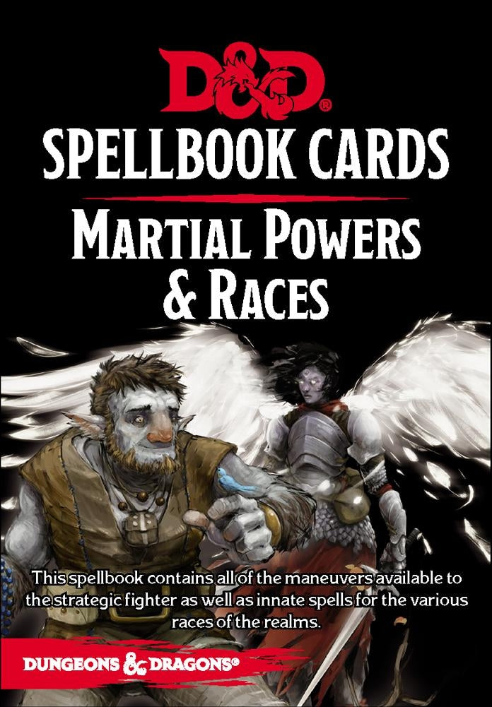D&D: Martial Powers and Races Spell Deck