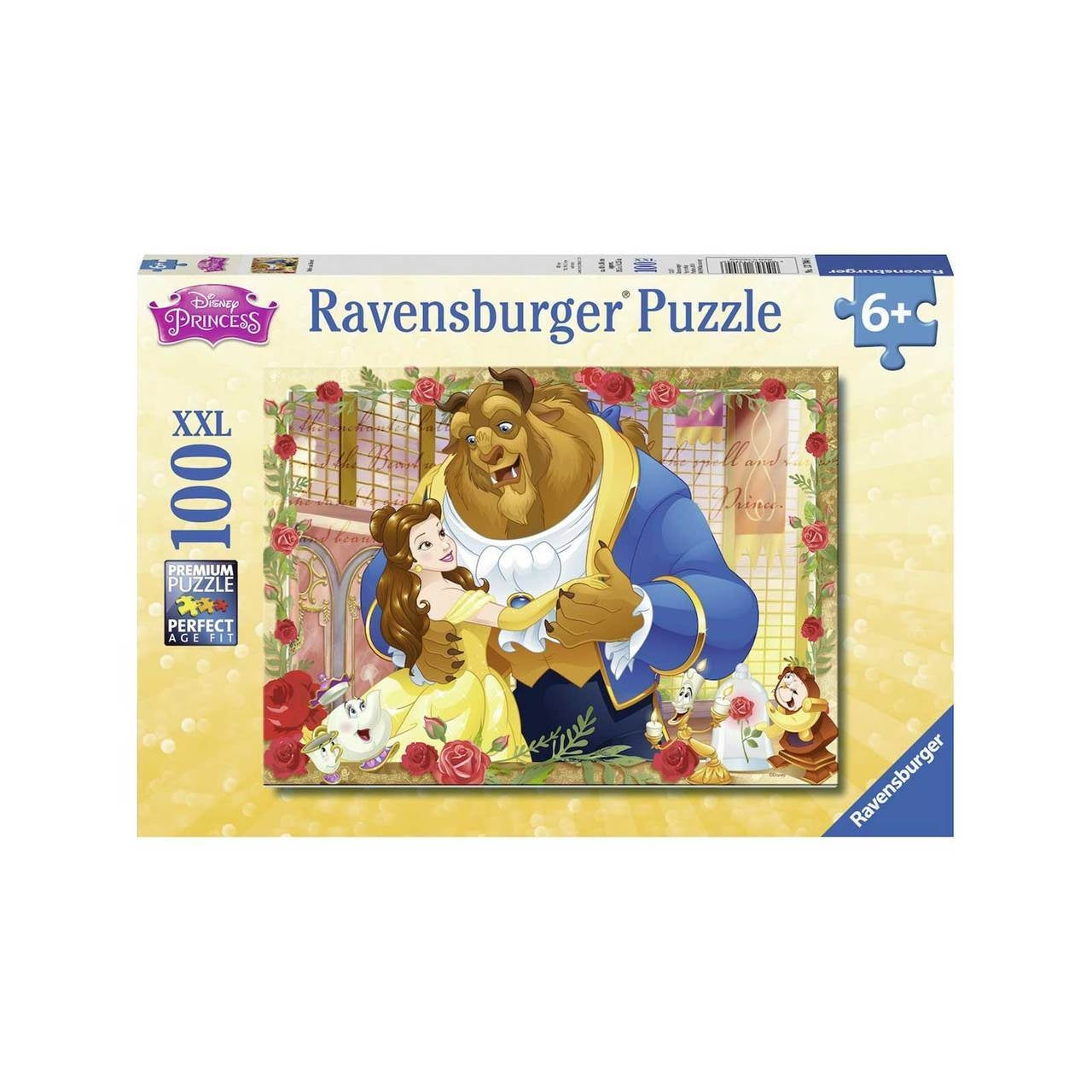 Disney Belle & Beast Puzzle Glitter 100p - Ravensburger