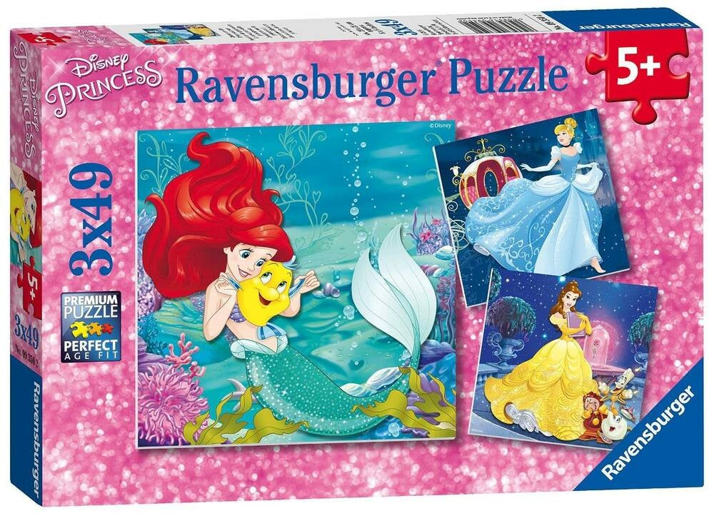 Disney Princesses Adventure 3x49p - Ravensburger