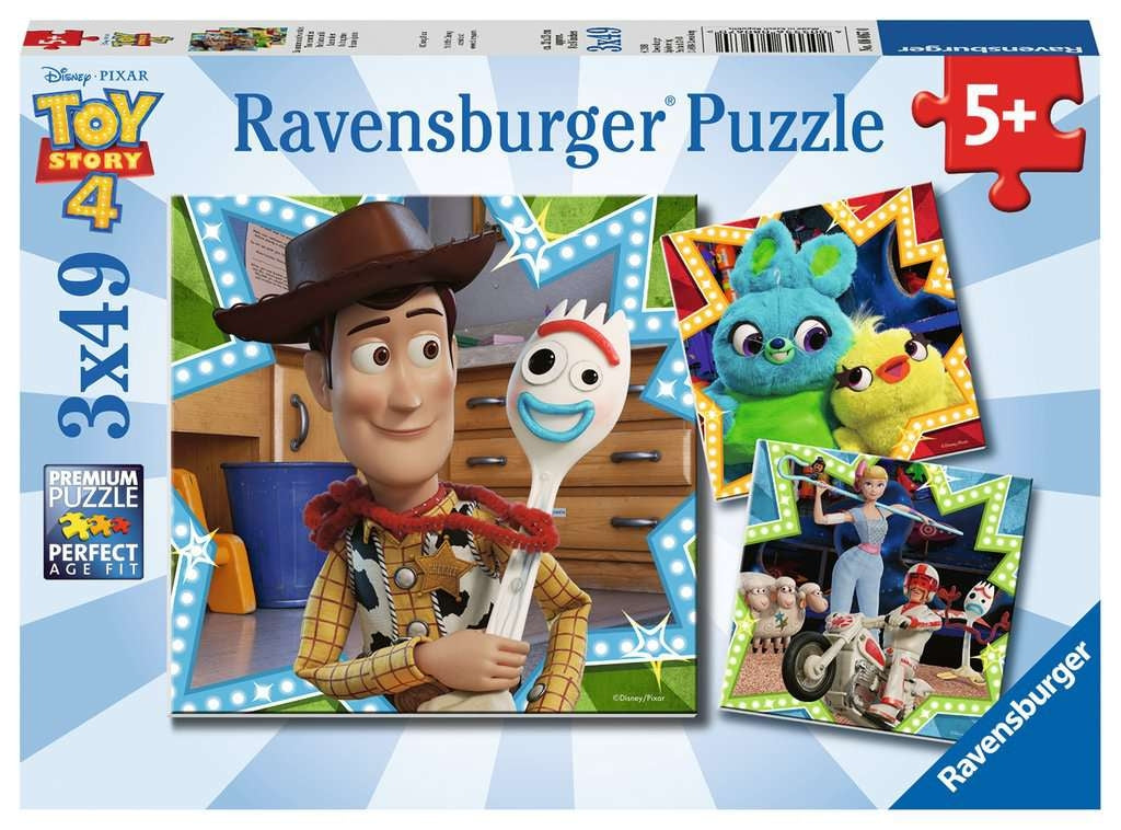 Disney Toy Story 4 Puzzle 3x49p - RAVENSBURGER