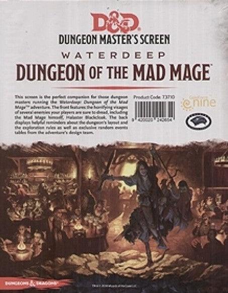 DM Screen Waterdeep Dungeon of the Mad Mage - D&D 5e