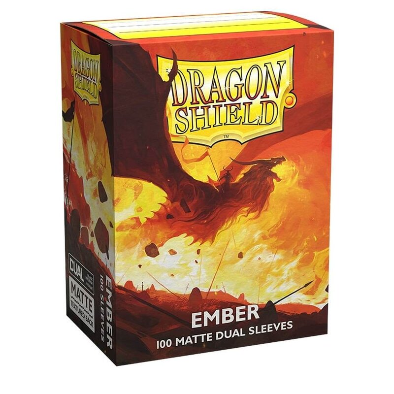 63x88 Ember Dual Matte Sleeves - Dragon Shield - Box 100