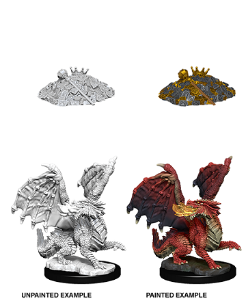 Dragon Red Wyrmling - D&D Nolzurs Marvelous Unpainted Miniatures