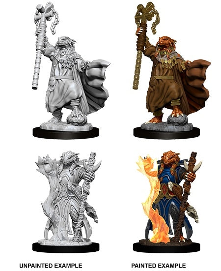 Dragonborn Female Sorcerer - D&D Nolzurs Marvelous Unpainted Miniatures