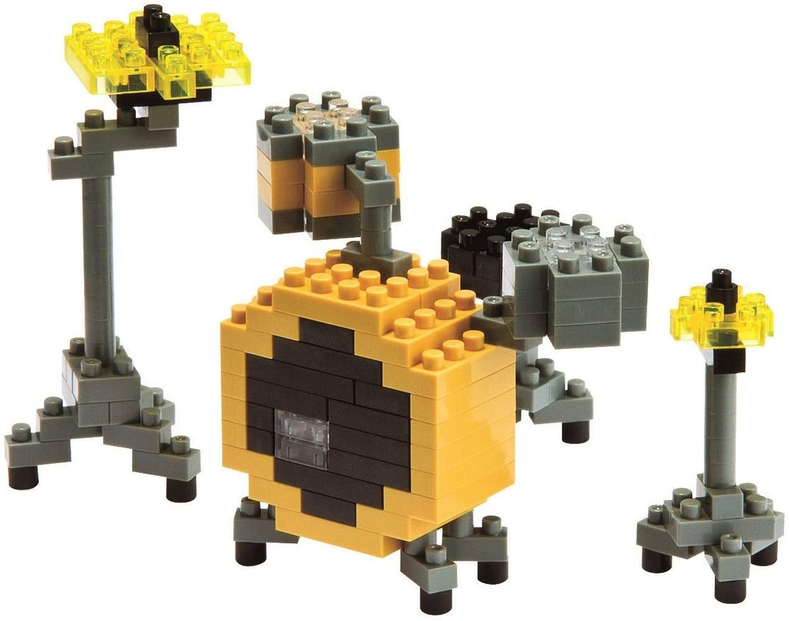 Drum Set Yellow - Nanoblock