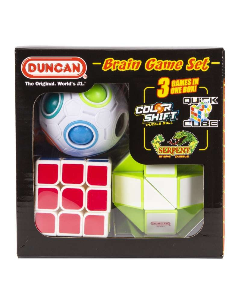 Duncan Brain Game Combo Set (Colour Shift, Quick Cube & Serpent)