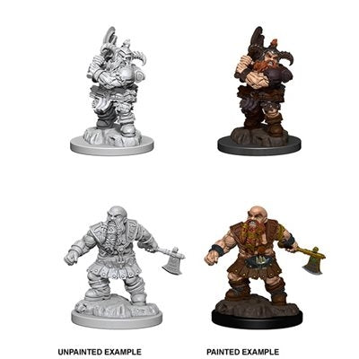 Dwarf Male Barbarian - D&D Nolzurs Marvelous Unpainted Miniatures