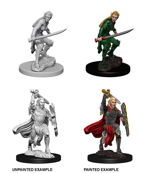 Elf Female Fighter - D&D Nolzurs Marvelous Unpainted Miniatures