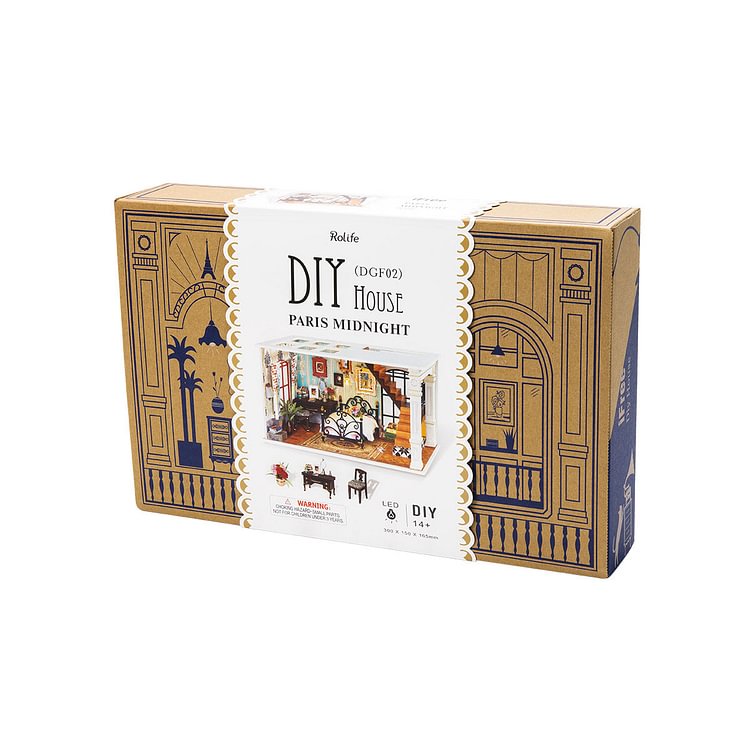 PARIS MIDNIGHT - DIY MINI HOUSE - ROBOTIME