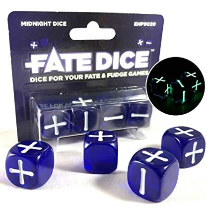 Fate Dice- Midnight Dice