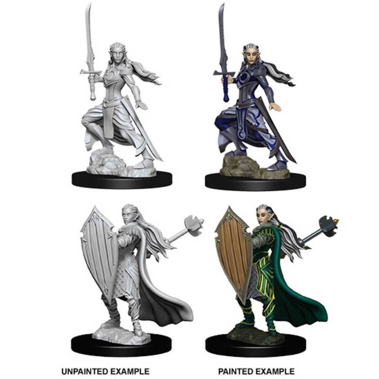 Elf Female Paladin - D&D Nolzurs Marvelous Unpainted Miniatures