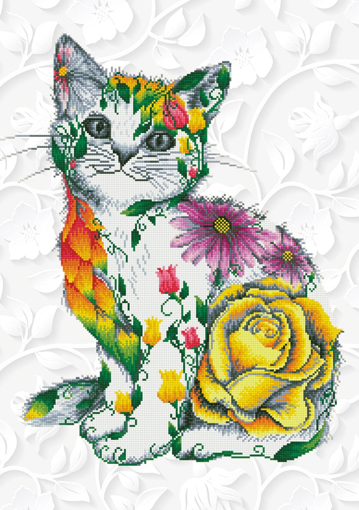 Flower Puss Scroll - DDOTZ