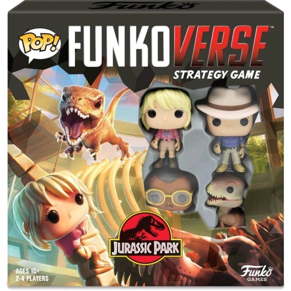 Funkoverse - Jurassic Park 100 4 Pack Board Game
