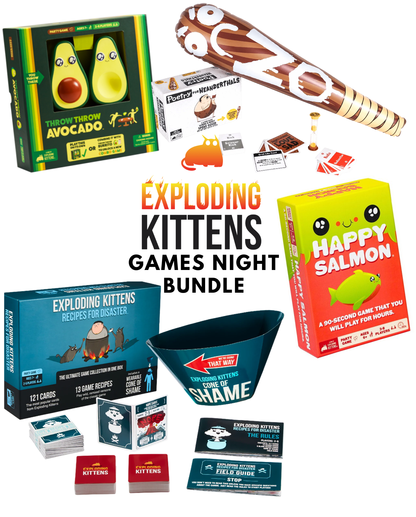 Exploding Kittens Game Night Bundle