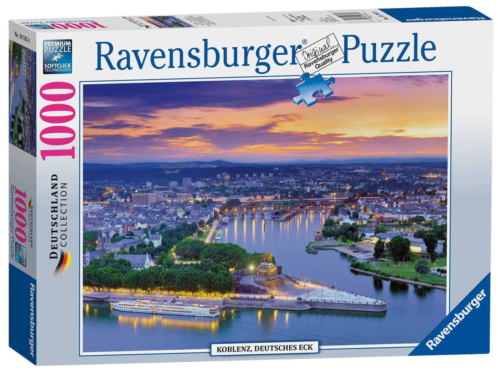 German Corner, Koblenz Puzzle 1000Pc