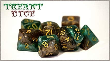 GKG226 - Treant - Halfsies - 7-Die Set Chessex
