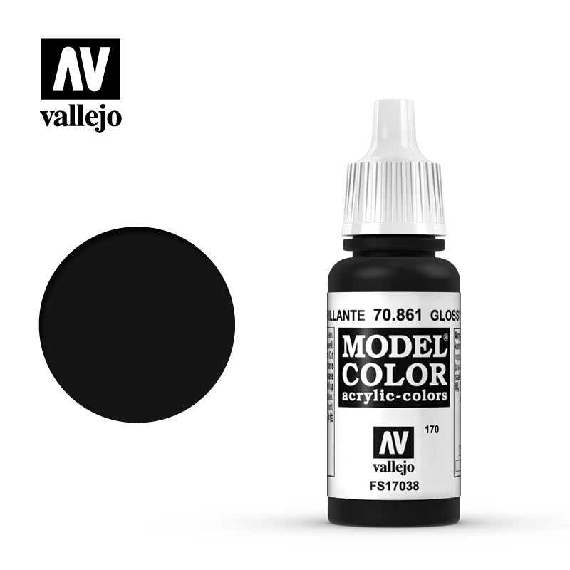 Glossy Black - Vallejo Game Colour - 17 ml