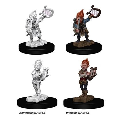 Gnome Male Bard - Pathfinder Deep Cuts Unpainted Miniatures