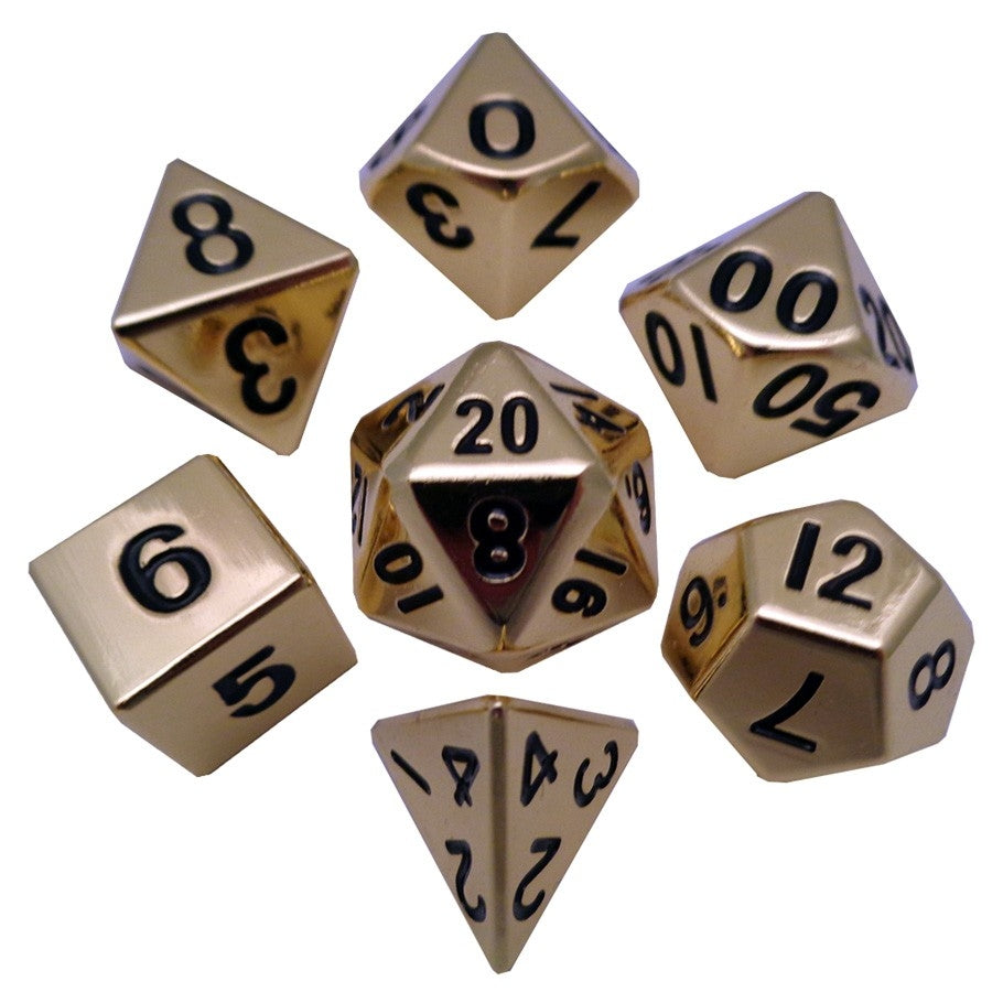 Gold - MDG Metal Dice Set