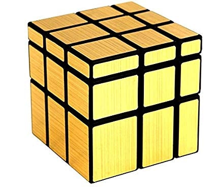 Gold Qiyi Mirror Cube