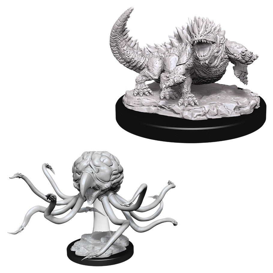 Basilisk & Grell - D&D Nolzurs Marvelous Unpainted Miniatures