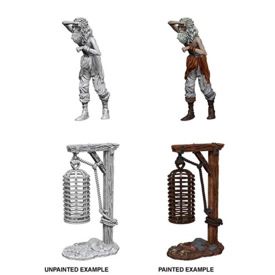 Hanging Cage - Wizkids Deep Cuts Unpainted Miniatures