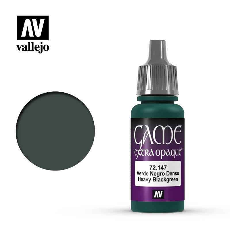 Heavy Blackgreen 17 ml Vallejo Game Extra Opaque