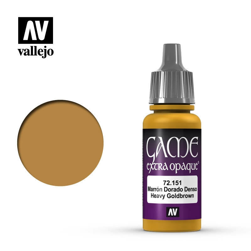 Heavy Goldbrown 17 ml Vallejo Game Extra Opaque