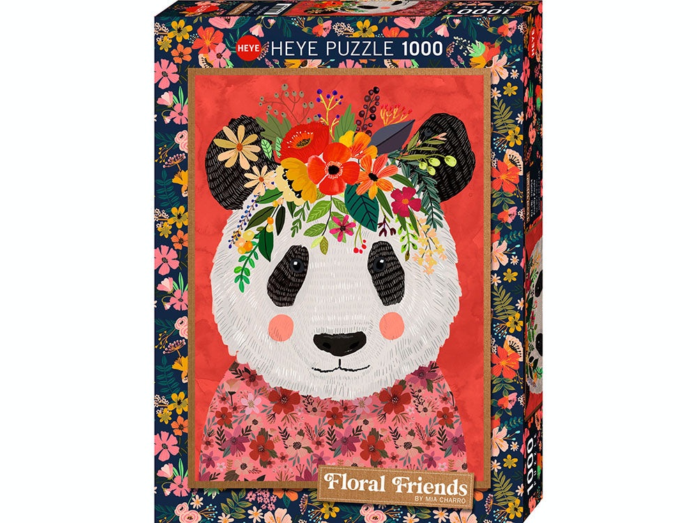 Cuddly Panda - Floral Friends 1000pc