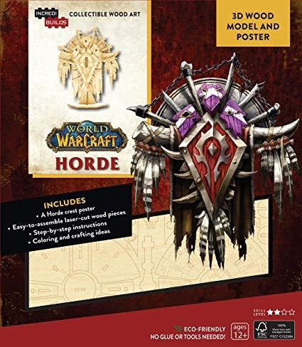 Horde - World of Warcraft - Incredibuilds Collection 3d Wood Model