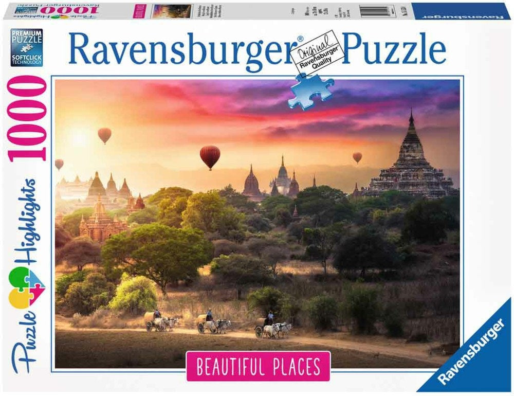 Hot Air Balloons over Myanmar 1000pc - NEW 2019