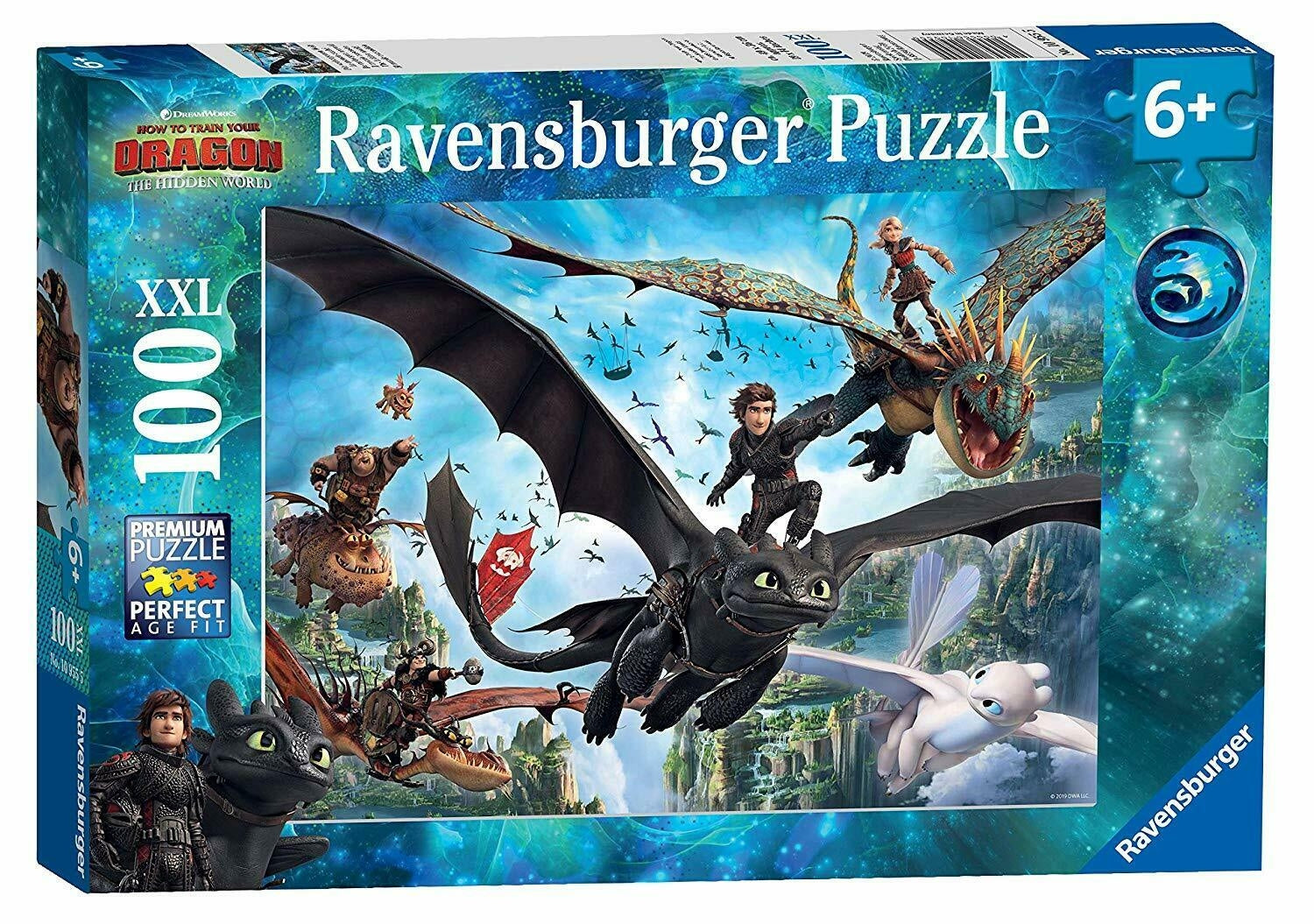 HTTYD Easily Tamed Dragons Puz 150pc - RAVENSBURGER