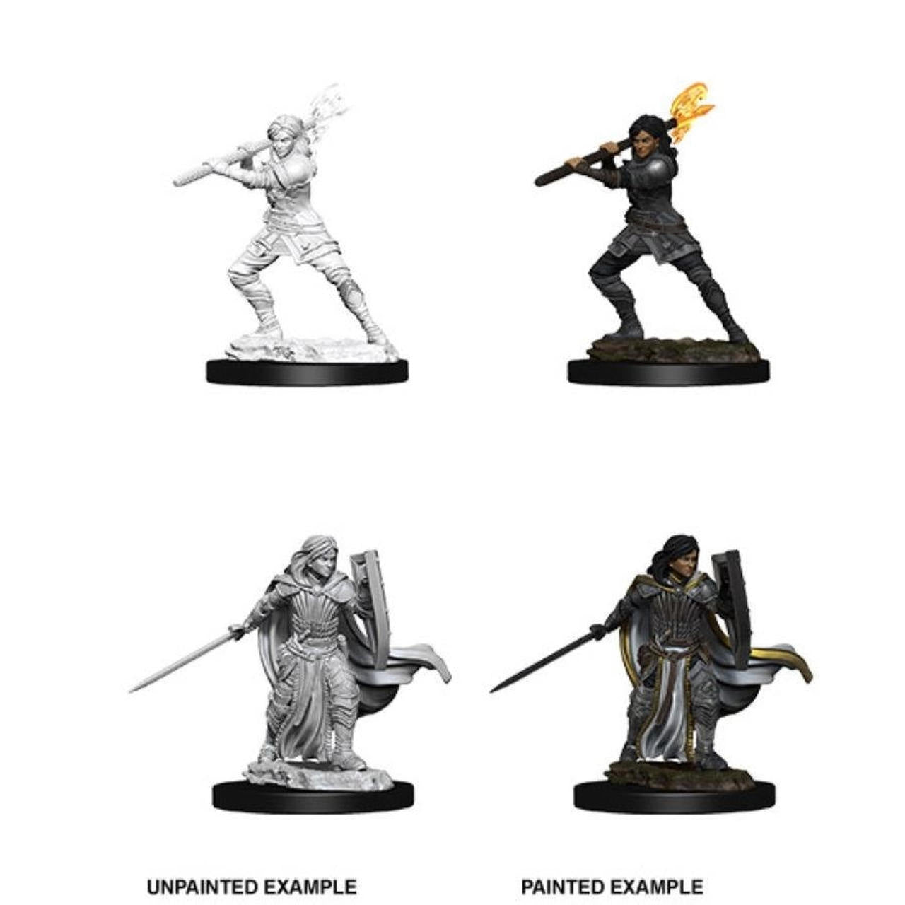 Human Female Paladin - D&D Nolzurs Marvelous Unpainted Miniatures