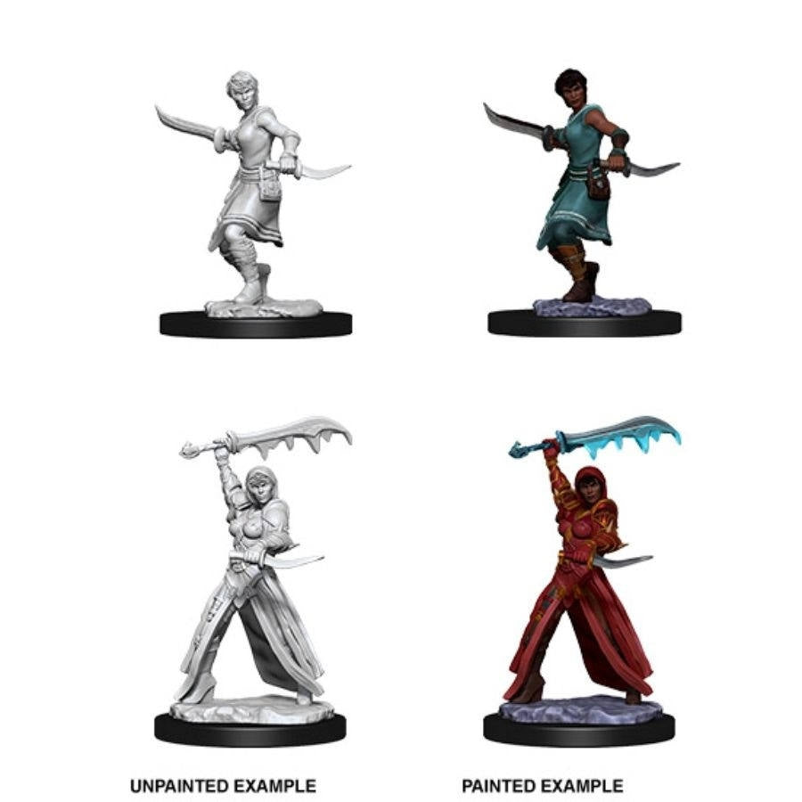 Human Female Rogue - Pathfinder Deep Cuts Unpainted Miniatures