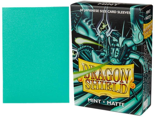 Japanese Mint Matte Sleeves - Dragon Shield - Box 60