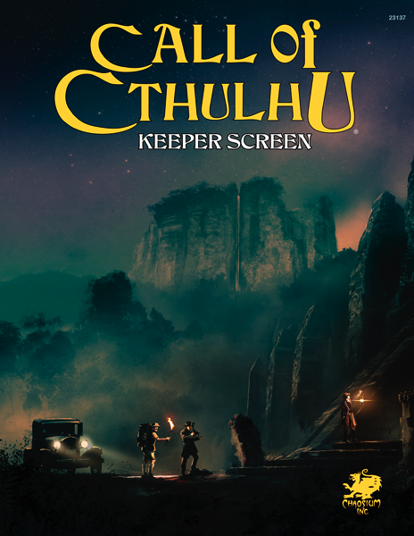 Keepers Screen - Call of Cthulhu 7th Edition