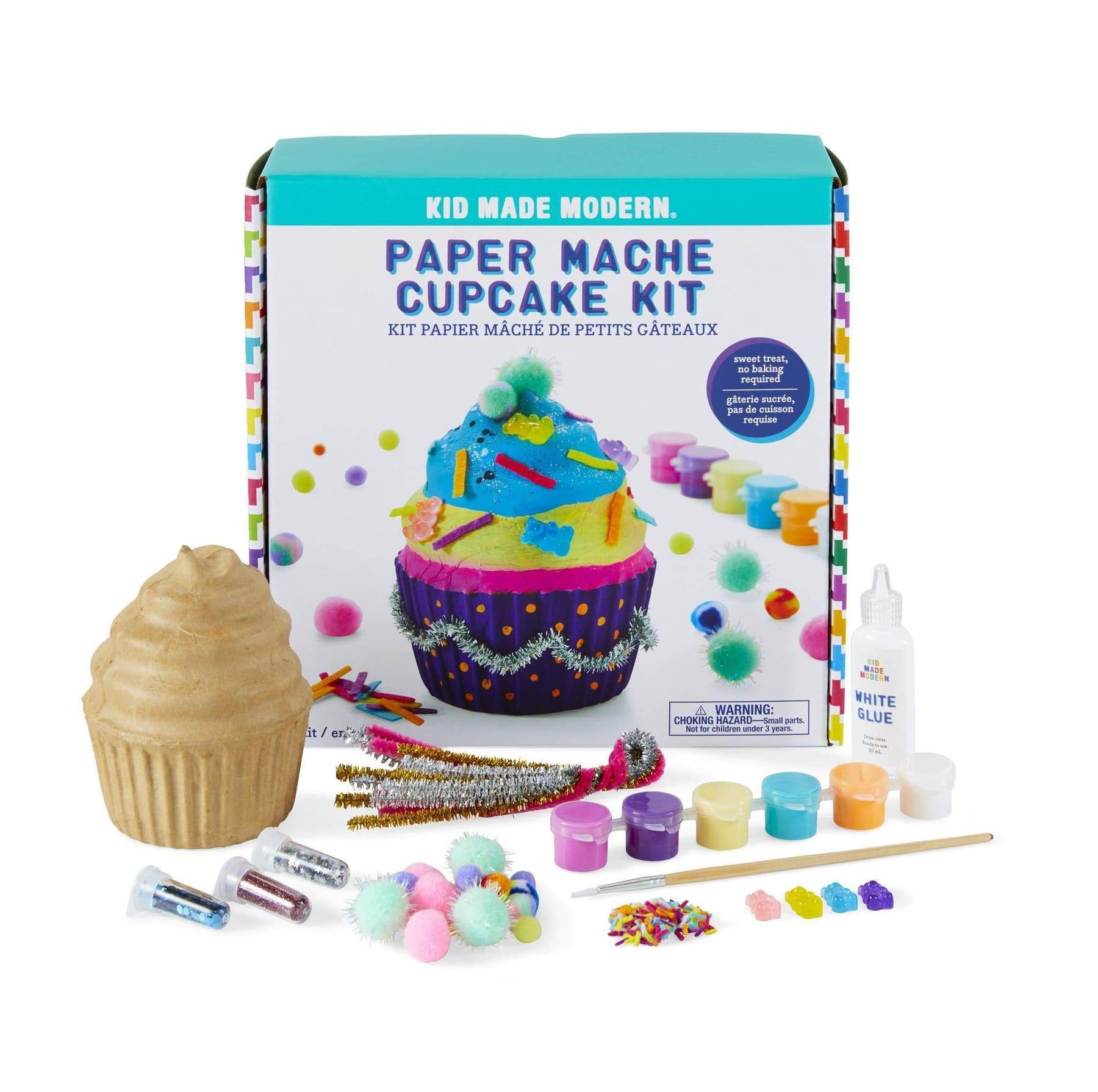DIY Paper Mache Cupcake Kit