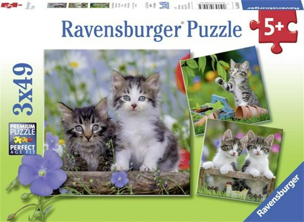 Kittens Puzzle 3x49pc